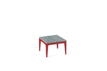 Load image into Gallery viewer, Turbine Grey Cube Side Table Flame Red