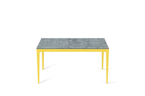 Turbine Grey Standard Dining Table Lemon Yellow