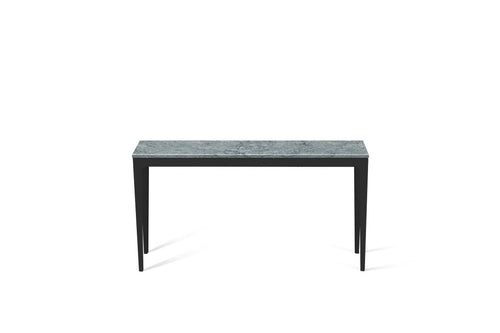 Turbine Grey Slim Console Table Matte Black