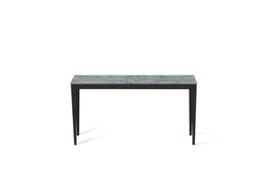 Turbine Grey Slim Console Table Matte Black