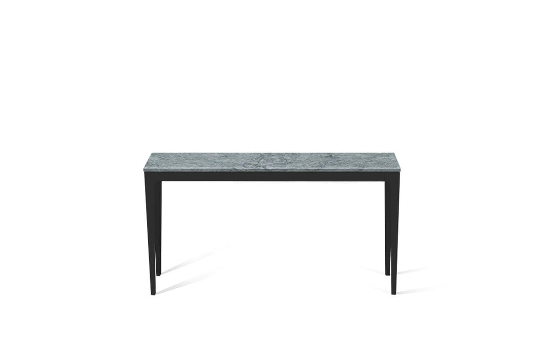 Turbine Grey Slim Console Table Matte Black