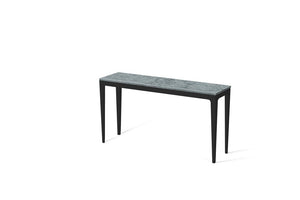 Turbine Grey Slim Console Table Matte Black
