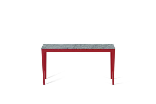 Turbine Grey Slim Console Table Flame Red