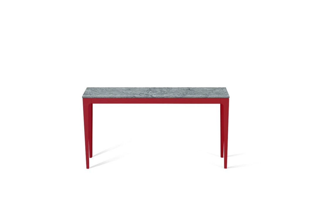 Turbine Grey Slim Console Table Flame Red