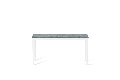 Turbine Grey Slim Console Table Pearl White