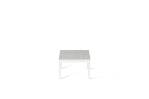 Nougat Cube Side Table Pearl White