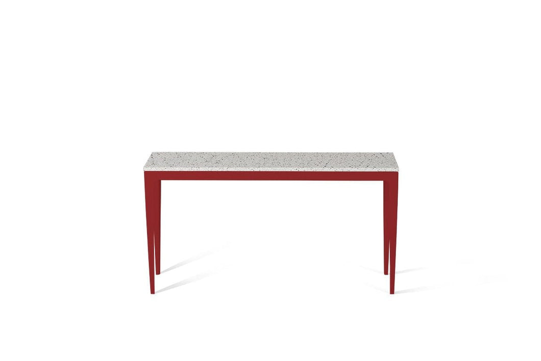 Nougat Slim Console Table Flame Red
