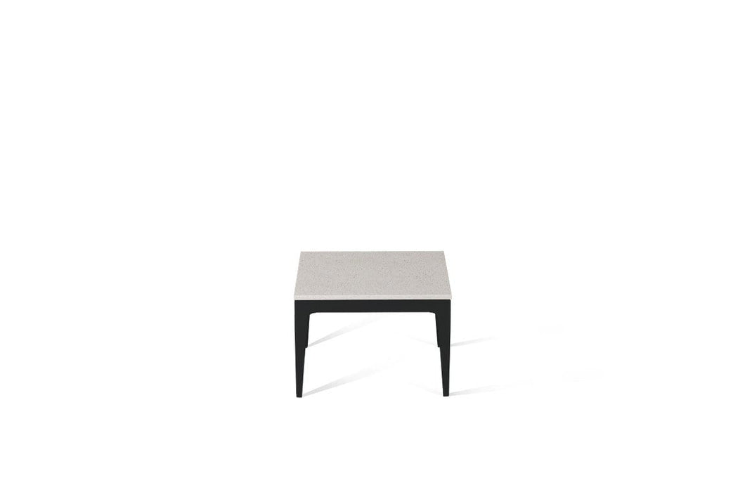 Ice Snow Cube Side Table Matte Black