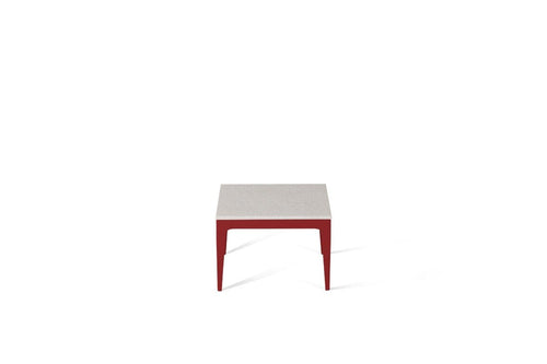 Ice Snow Cube Side Table Flame Red