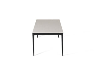 Ice Snow Long Dining Table Matte Black