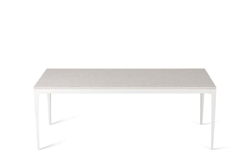 Ice Snow Long Dining Table Oyster