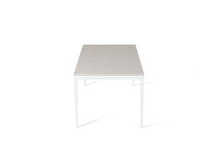 Ice Snow Long Dining Table Pearl White