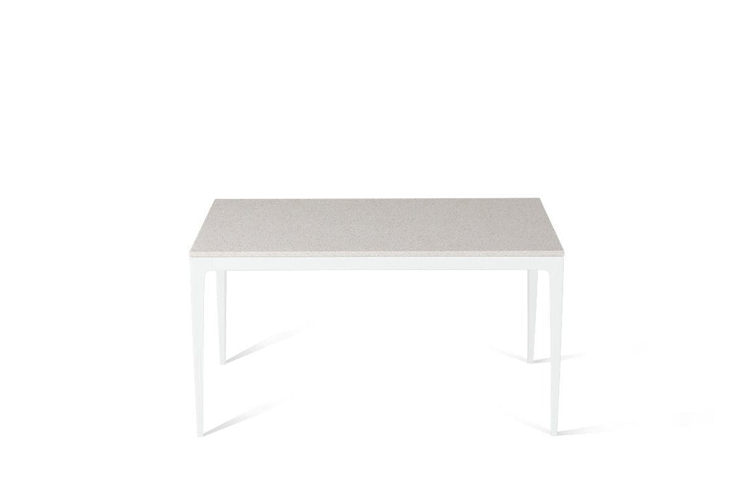 Ice Snow Standard Dining Table Pearl White