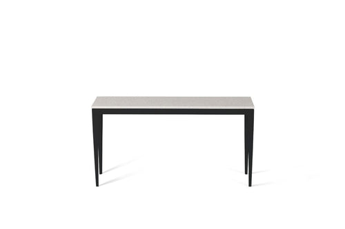 Ice Snow Slim Console Table Matte Black