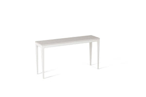 Ice Snow Slim Console Table Oyster