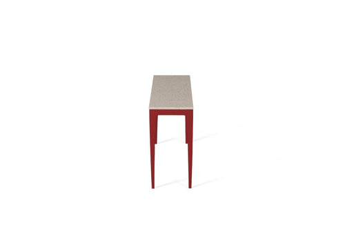Ice Snow Slim Console Table Flame Red