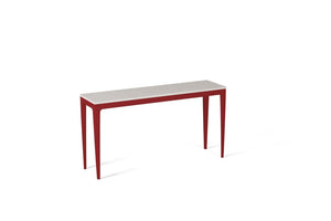 Ice Snow Slim Console Table Flame Red